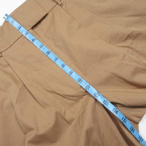 Anthropologie Exquise Barrel-Leg Chino Pants Cedar Brown - Large - Picture 7 of 10